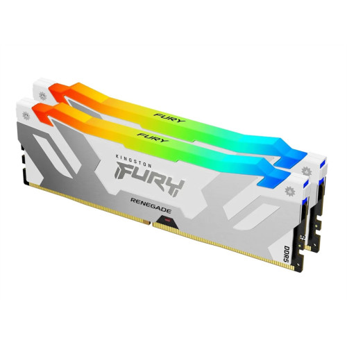 Kingston 32GB 8000MT/s DDR5 CL38 DIMM (Kit of 2) FURY Renegade RGB White XMP