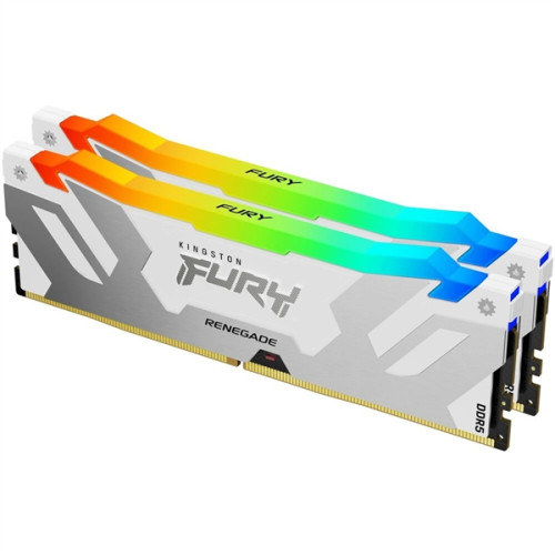 Kingston 32GB 7200MT/s DDR5 CL38 DIMM (Kit of 2) FURY Renegade RGB White XMP