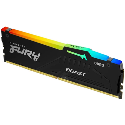 Kingston 16GB 6000MT/s DDR5 CL30 DIMM FURY Beast RGB XMP