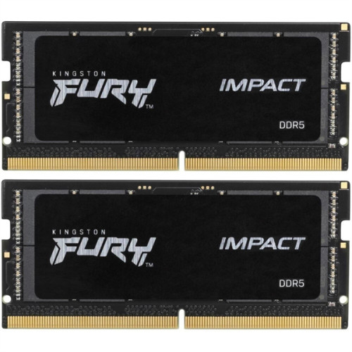 Kingston DDR5 32GB 6000MT/s CL38 1,35V SODIMM kit (2x16GB) FURY Impact PnP