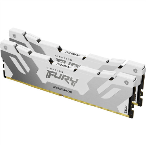 Kingston 32GB 6400MT/s DDR5 CL32 DIMM (Kit of 2) FURY Renegade White XMP