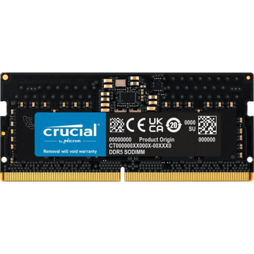 Crucial by Micron 8GB DDR5-5600 SODIMM (CT8G56C46S5) CL46 1.1V 1 Year Warrаnty