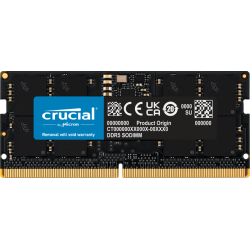 Crucial by Micron 16GB DDR5-5600 SODIMM (CT16G56C46S5) CL46 1.1V 1 Year Warrаnty