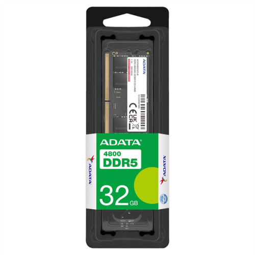 ADATA DDR5, 32GB, 4800MHz, 1*32GB, 40-40-40, SINGLE TRAY