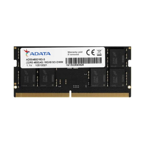 ADATA DDR5, 16GB, 4800MHz, 1*16GB, 40-40-40, SINGLE TRAY