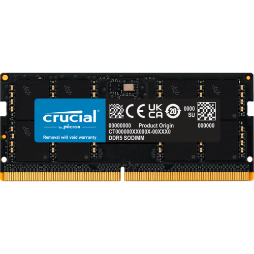 Crucial by Micron 32GB DDR5-5600 SODIMM (CT32G56C46S5) CL46 1.1V 1 Year Warrаnty