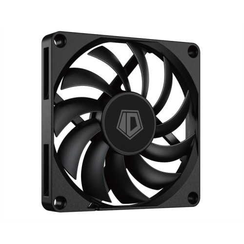 ID-COOLING NO-8010-PWM 80x80x10мм (120шт./кор, PWM, 4pin, черный, 800-3000об/мин) BOX
