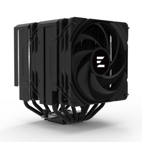 ZALMAN CNPS14X DUO BLACK, 2x120mm FANS, 6 HEAT PIPES, 4-PIN PWM, 600-2000 RPM, 29,7 DBA MAX, HYDRO BEARING, FULL SOCKET SUPPORT