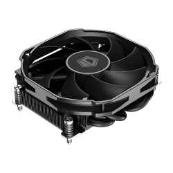ID-COOLING IS-30A BLACK AMD AM5/AM4 низкопрофильный высота 30mm (36шт/кор, TDP 100W, PWM, 4 тепл.трубки прямого контакта, FAN 92mm) BOX