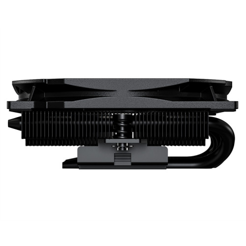 ID-COOLING IS-37-XT BLACK LGA1700/1200/115X/AM5/AM4 низкопрофильный высота 37mm (24шт/кор, TDP 95W, PWM, 3 тепл.трубки прямого контакта, FAN 92mm, черный) BOX