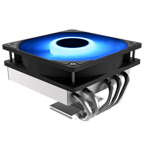 ID-COOLING IS-50 MAX RGB V3 LGA1700/1200/115X/AM5/AM4 низкопрофильный высота 77mm (27шт/кор, TDP 130W, PWM, 5 тепл.трубок, RGB FAN 120mm) BOX