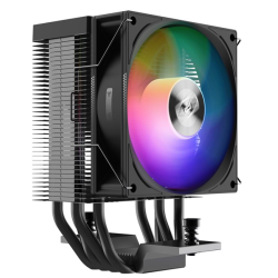 PCCooler R400 ARGB BK S115X/1200/1700/AM4/AM5 (TDP 180W, 90mm ARGB Fan, 4 тепловые трубки 6мм, 650-2200RPM, 28,3dBa)