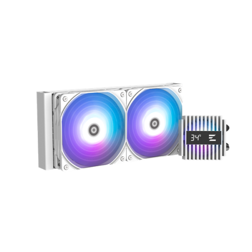 Zalman CPU Liquid Cooler 240mm, ARGB, white