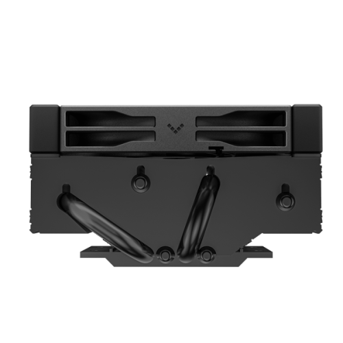 DEEPCOOL AN400 BLACK LGA1700/1200/115X/AM5/AM4 низкопрофильный 52,5 mm (27шт/кор, TDP 150W, PWM,  Fan 120mm, 4 тепл. Трубок, Copper Base, White LED, черный) RET