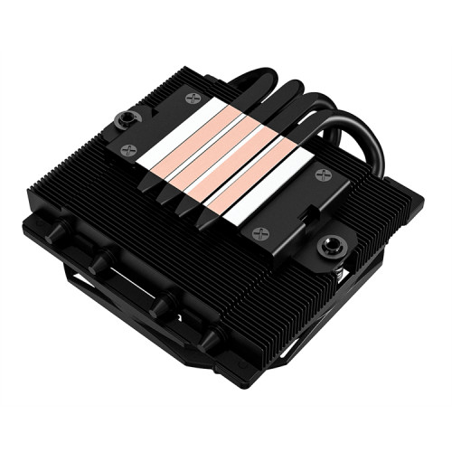 ID-COOLING IS-37-XT BLACK LGA1700/1200/115X/AM5/AM4 низкопрофильный высота 37mm (24шт/кор, TDP 95W, PWM, 3 тепл.трубки прямого контакта, FAN 92mm, черный) BOX