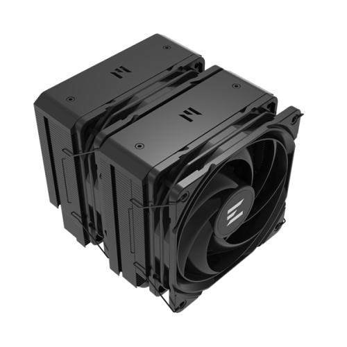 ZALMAN CNPS14X DUO BLACK, 2x120mm FANS, 6 HEAT PIPES, 4-PIN PWM, 600-2000 RPM, 29,7 DBA MAX, HYDRO BEARING, FULL SOCKET SUPPORT