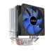 PCCooler S93 V2 (100W, 3-pin, 125mm, Al/Cu, 2x6mm, 1x92mm, 48CFM, 22dBA, 2200RPM, S: 1700/1200/115X, AM5/AM4, silver, black)