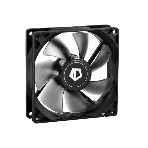 ID-COOLING NO-9225-SD 92x92x25мм (156шт./кор, 3pin, черный, 1500об/мин)  BOX