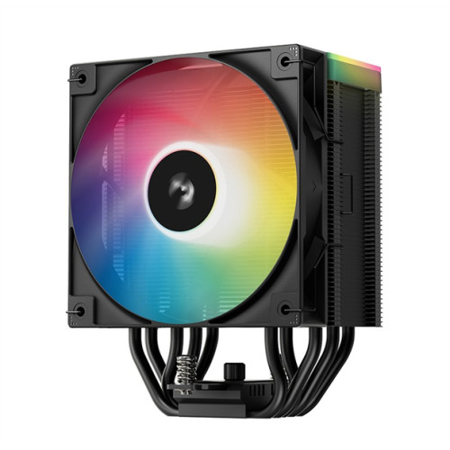 DEEPCOOL AG500 BK ARGB V2 LGA1700/1200/115X/AM5/AM4 (12шт/кор, TDP 240W, PWM, ARGB Fan 120mm, 5 тепл. трубок) RET