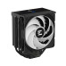ZALMAN CNPS13X DS BLACK, 120mm FAN, 5 HEAT PIPES, 4-PIN PWM, 600-2000 RPM, 29,7 DBA MAX, HYDRO BEARING, ARGB TOP COVER, LIVE CPU TEMPERATURE DISPLAY, FULL SOCKET SUPPORT
