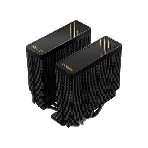 ID-COOLING FROZN A620 GDL LGA1700/1200/115X/AM5/AM4 (8шт/кор, TDP 270W, PWM, черно-золотой, 6 тепл.трубок + медная база, DUAL FAN 120mm) RET