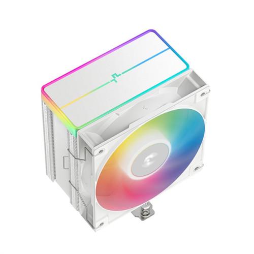 DEEPCOOL AG500 WH ARGB V2 LGA1700/1200/115X/AM5/AM4 (12шт/кор, TDP 240W, PWM, ARGB Fan 120mm, 5 тепл. трубок, белый) RET