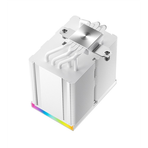 DEEPCOOL AK500 DIGITAL PRO WH LGA20XX/1700/1200/115X/AM5/AM4 (9шт/кор, TDP 240W, PWM, Fan 120mm, 5 тепл. трубок, ARGB, белый) RET