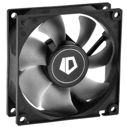 ID-COOLING NO-8025-SD 80x80x25мм (136шт./кор, 3pin, черный, 2000об/мин) BOX