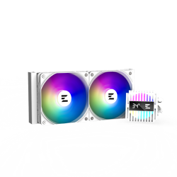 Zalman CPU Liquid Cooler 240mm, ARGB, white