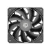 ID-COOLING TF-12025-PRO BLACK 120x120x25мм (60шт./кор, PWM, резиновые углы, черный, 500-1800об/мин) BOX