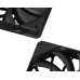 ID-COOLING TF-12025-PRO BLACK 120x120x25мм (60шт./кор, PWM, резиновые углы, черный, 500-1800об/мин) BOX