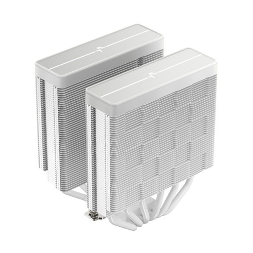 DEEPCOOL AG620 WH ARGB V2 LGA20XX/1700/1200/115X/AM5/AM4 (9шт/кор, TDP 260W, PWM, ARGB DUAL Fan 120mm, 6 тепл. трубок, белый) RET