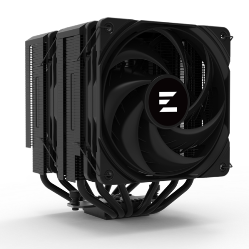 ZALMAN CNPS14X DUO BLACK, 2x120mm FANS, 6 HEAT PIPES, 4-PIN PWM, 600-2000 RPM, 29,7 DBA MAX, HYDRO BEARING, FULL SOCKET SUPPORT