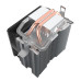 PCCooler S93 V2 (100W, 3-pin, 125mm, Al/Cu, 2x6mm, 1x92mm, 48CFM, 22dBA, 2200RPM, S: 1700/1200/115X, AM5/AM4, silver, black)