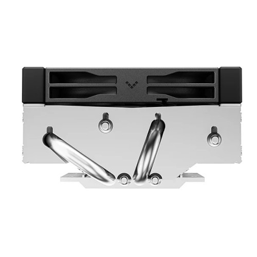 DEEPCOOL AN400 LGA1700/1200/115X/AM5/AM4 низкопрофильный 52,5 mm (27шт/кор, TDP 150W, PWM,  Fan 120mm, 4 тепл. Трубок, Copper Base, White LED, черный) RET