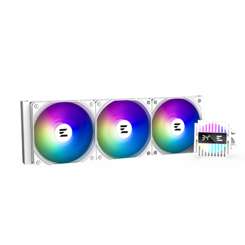 Zalman CPU Liquid Cooler 360mm, ARGB, white