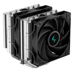 DEEPCOOL AG620 LGA20XX/1700/1200/115X/AM5/AM4 (9шт/кор, TDP 260W, PWM, DUAL Fan 120mm, 6 тепл. Трубок) RET
