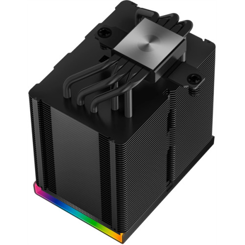 DEEPCOOL AK500 DIGITAL PRO LGA20XX/1700/1200/115X/AM5/AM4 (9шт/кор, TDP 240W, PWM, Fan 120mm, 5 тепл. трубок, ARGB, черный) RET