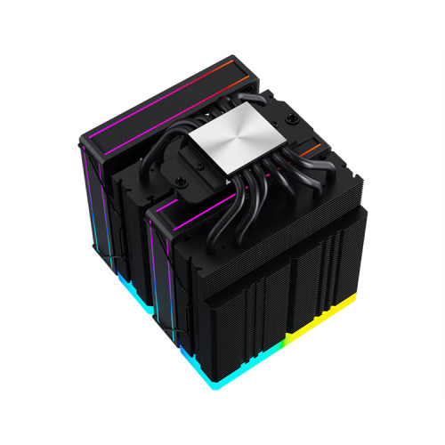 ID-COOLING FROZN A620 ARGB LGA1700/1200/115X/AM5/AM4 (6шт/кор, TDP 270W, PWM, черный, 6 тепл.трубок + медная база, DUAL ARGB FAN 120mm) RET