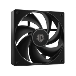 ID-COOLING AF-125-K 120x120x25мм (60шт./кор, PWM, резиновые углы, черный, 500-2000об/мин)  BOX