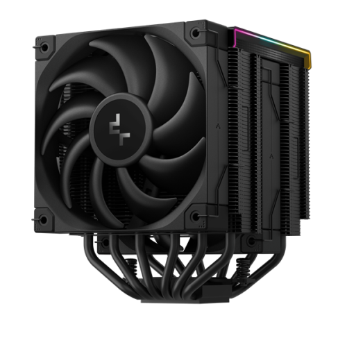 DEEPCOOL AK620 DIGITAL PRO LGA20XX/1700/1200/115X/AM5/AM4 (8шт/кор, TDP 260W, PWM, DUAL Fan 120mm, 6 тепл. трубок, ARGB, черный) RET