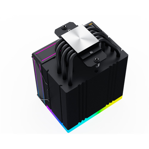 ID-COOLING FROZN A610 ARGB LGA20XX/1700/1200/115X/AM5/AM4 (10шт/кор, TDP 250W, PWM, черный, 6 тепл.трубок + медная база, ARGB FAN 120mm) RET