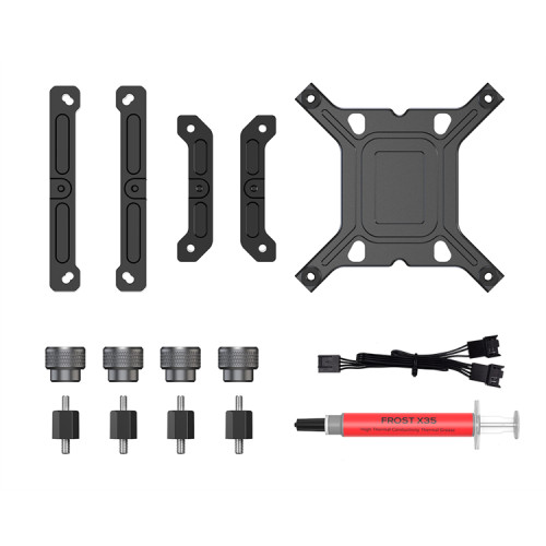 ID-COOLING FROZN A620 PRO SE LGA1700/1200/115X/AM5/AM4 (6шт/кор, TDP 260W, PWM, черный, 6 тепл.трубок + медная база, DUAL FAN 120mm) RET