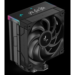 DEEPCOOL AK400 DIGITAL PRO LGA1700/1200/115X/AM5/AM4 (9шт/кор, TDP 220W, PWM, Fan 120mm, 4 тепл. трубки, ARGB, черный) RET
