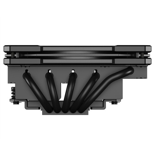 ID-COOLING IS-55 ARGB LGA1700/1200/115X/AM5/AM4 низкопрофильный высота 55mm (27шт/кор, TDP 125W, PWM, 5 тепл.трубок + медная база, ARGB FAN 120mm, черный) BOX