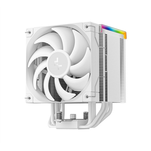 DEEPCOOL AK500 DIGITAL PRO WH LGA20XX/1700/1200/115X/AM5/AM4 (9шт/кор, TDP 240W, PWM, Fan 120mm, 5 тепл. трубок, ARGB, белый) RET
