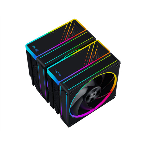 ID-COOLING FROZN A620 ARGB LGA1700/1200/115X/AM5/AM4 (6шт/кор, TDP 270W, PWM, черный, 6 тепл.трубок + медная база, DUAL ARGB FAN 120mm) RET