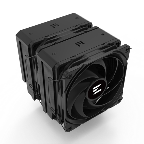 ZALMAN CNPS14X DUO BLACK, 2x120mm FANS, 6 HEAT PIPES, 4-PIN PWM, 600-2000 RPM, 29,7 DBA MAX, HYDRO BEARING, FULL SOCKET SUPPORT