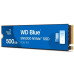Western Digital Blue SN5000 SSD M2.2280 PCIe 4.0 500Gb, 5000MBs/4000MBs, TBW 300, WDS500G4B0E, 1 year