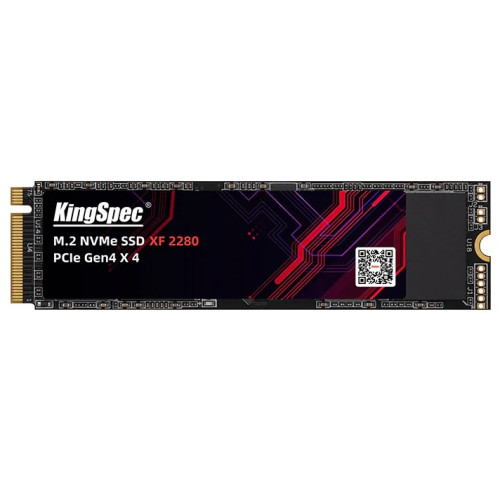 KingSpec SSD 1TB M.2 2280 PCIe 4.0 x4 NVMe R4900/W4600MB/s 3D TLC MTBF 1M 1200TBW